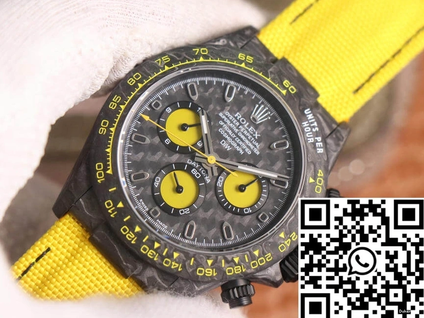 Daytona Version Rolex WWF Factory Diw Carbon Fiber Retrofit Pattern 0317